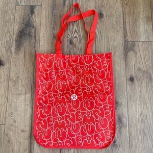 Lululemon Large Reusable Tote Bag In Bubble Red